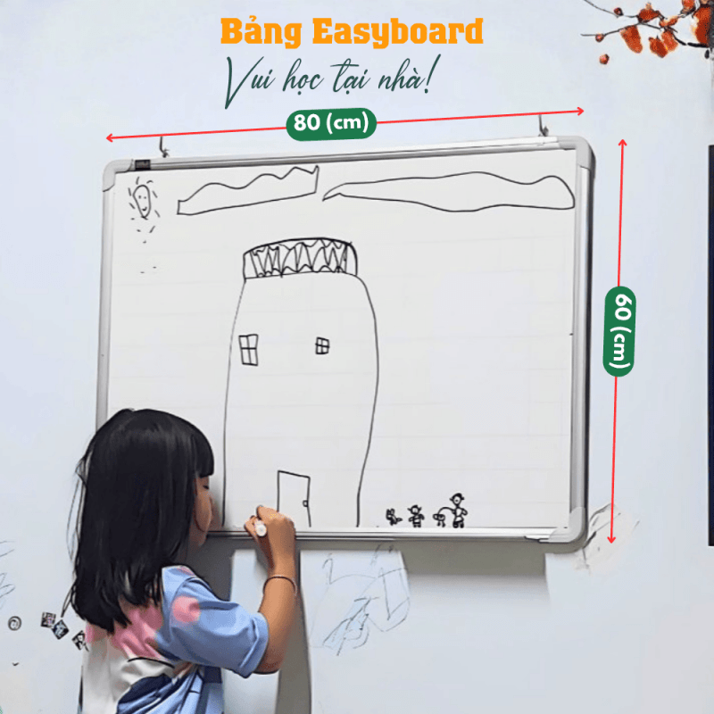 kích thước bảng trắng 60x80cm