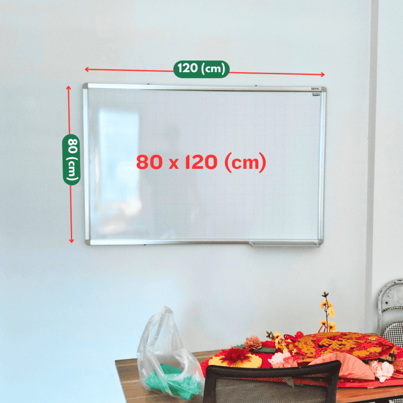 kích thước bảng trắng 80x120cm