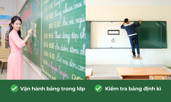 Vận hành bảng trượt ngang