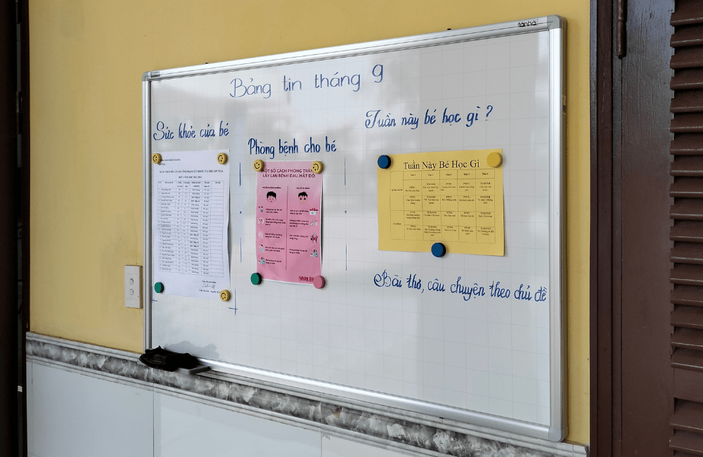 Bảng nam châm trắng