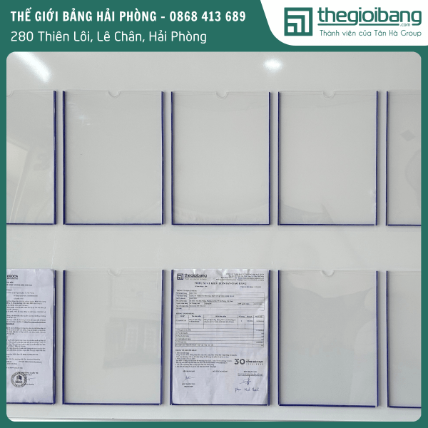 Bảng dán hộp mica đựng tài liệu (2)